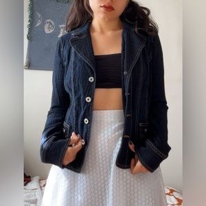 Dark blue Demin Jacket🩵 D&G Size Large, fits small